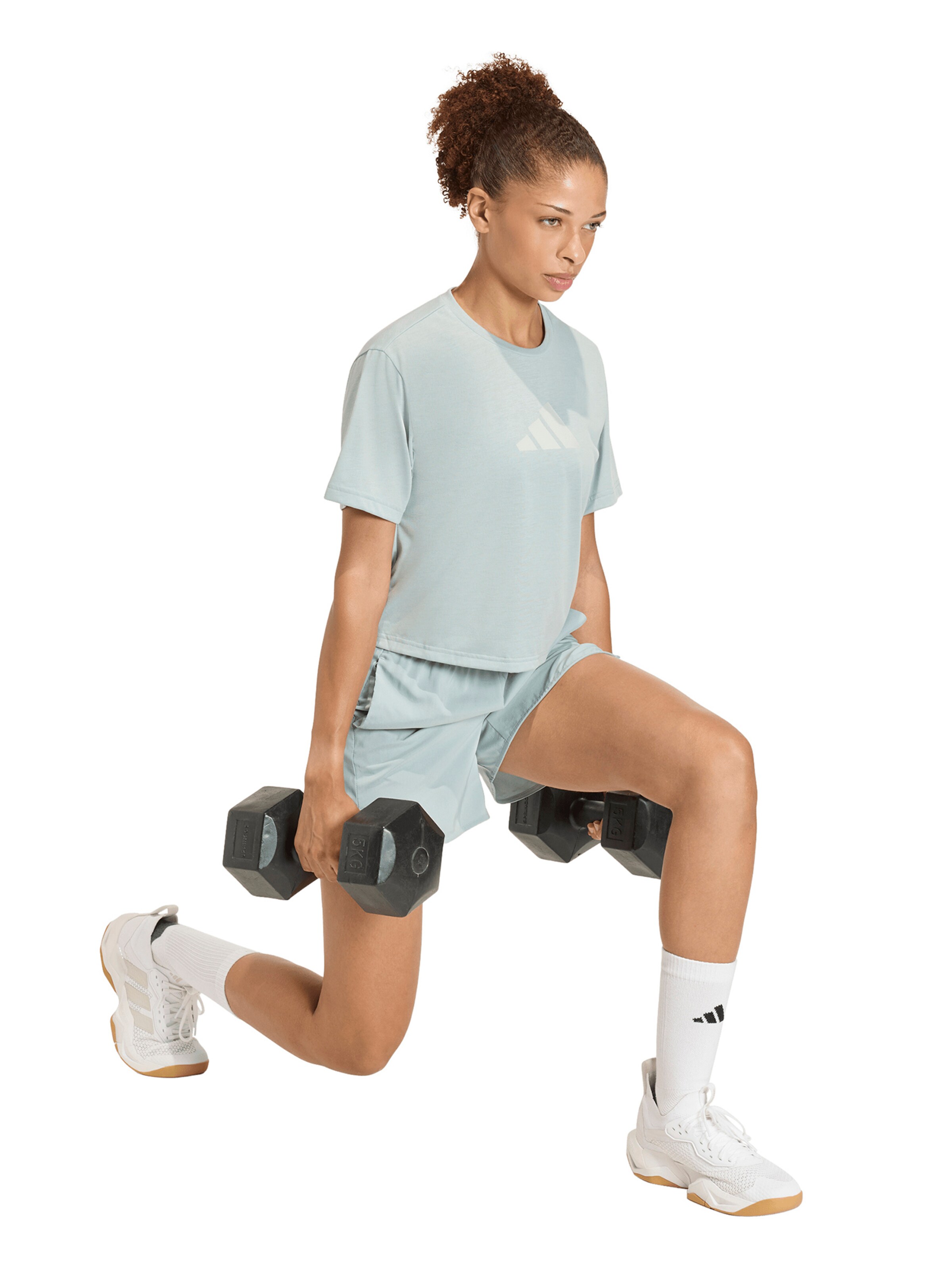 ADIDAS PERFORMANCE Λειτουργικό μπλουζάκι 'Essentials' σε πράσινο