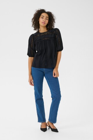 Kaffe Bluse i sort