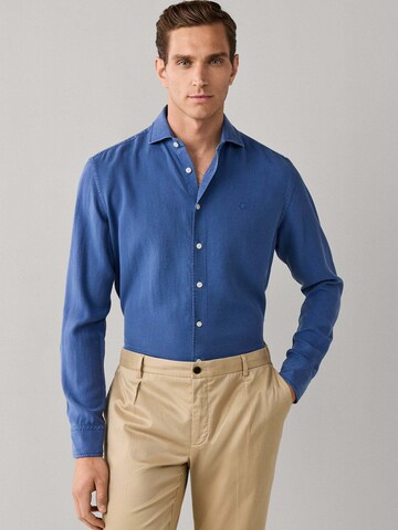 Slim fit Camicia di Hackett London in blu: frontale