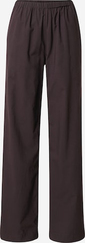 Samsøe Samsøe - Loosefit Pantalón 'SANDRA' en negro: frente