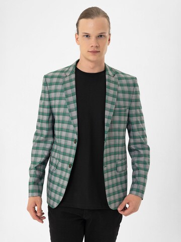 Daniel Hills Slim fit Blazer in Green: front