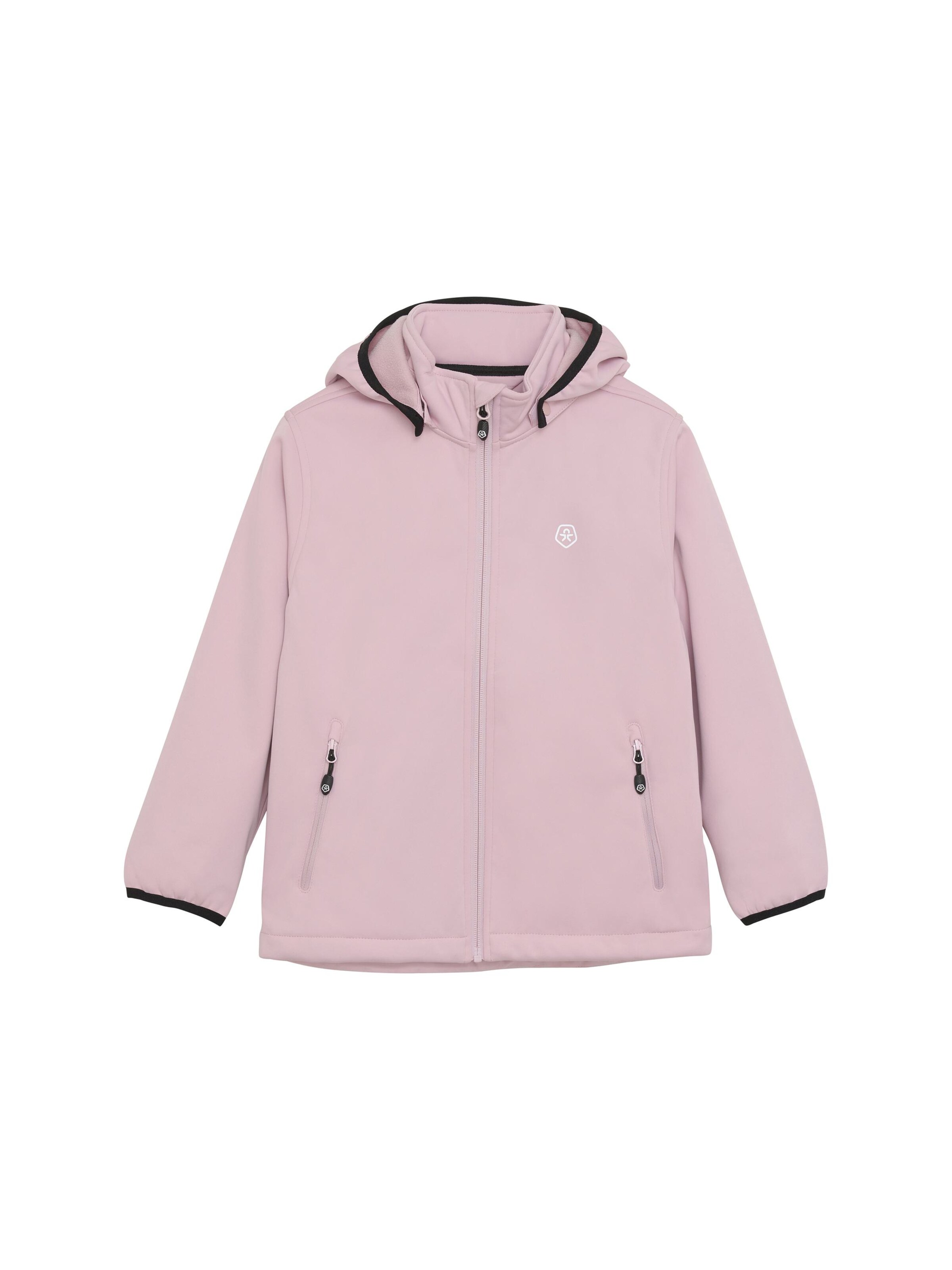 COLOR KIDS Weatherproof jacket ' COSoftshell ' in Pink: front