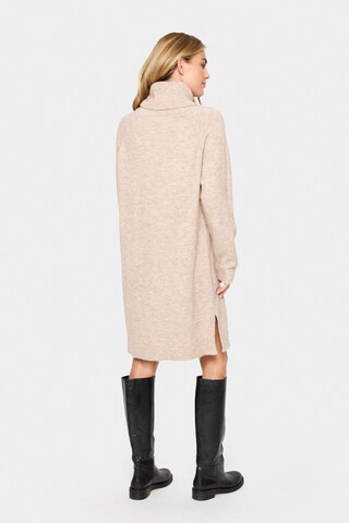 SAINT TROPEZ Strikkjole 'Garbie' i beige