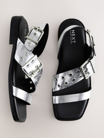 Next Босоножки 'Forever Comfort®' в Серебристый