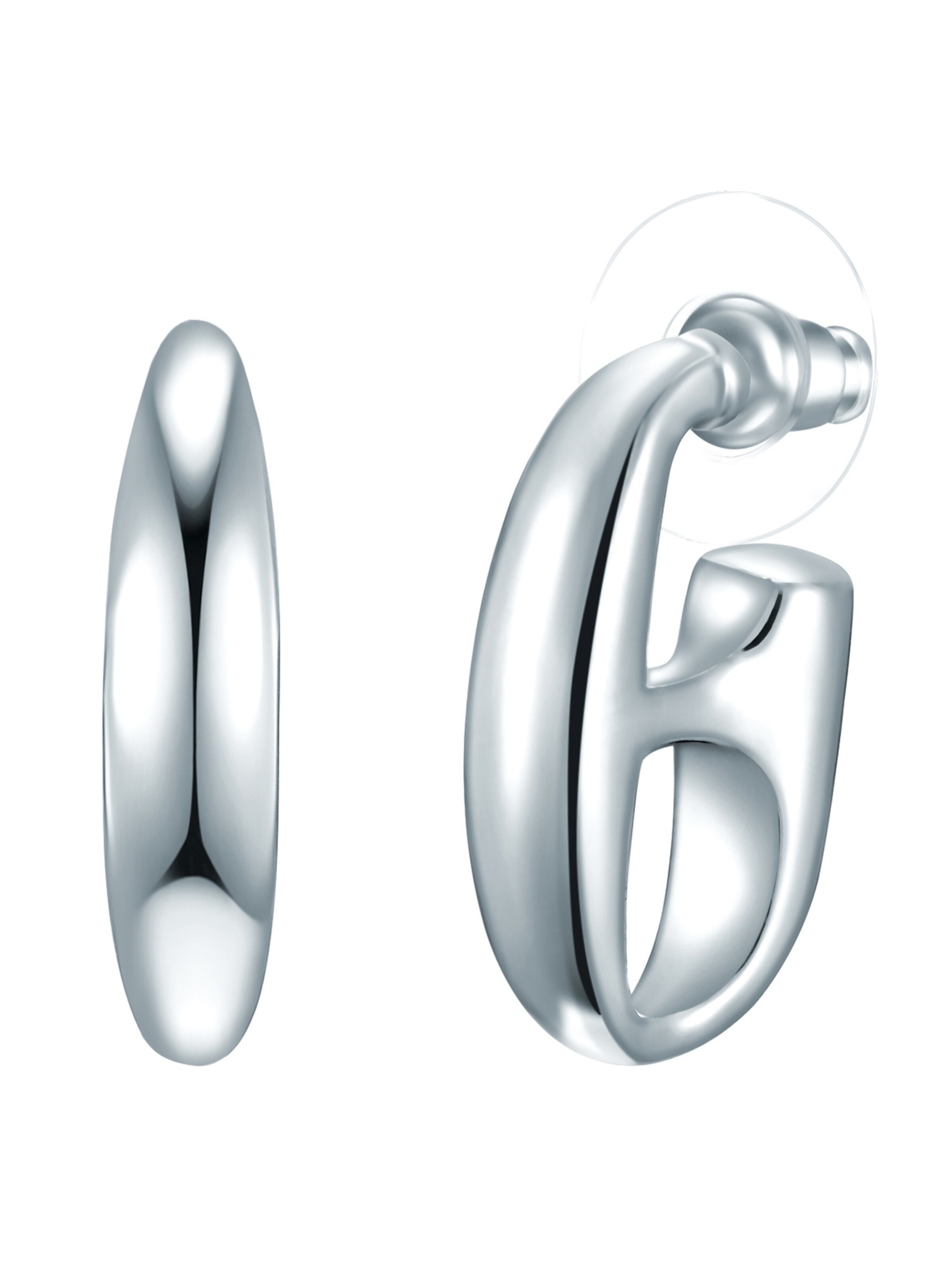 Lulu & Jane - Pendientes en plata: frente