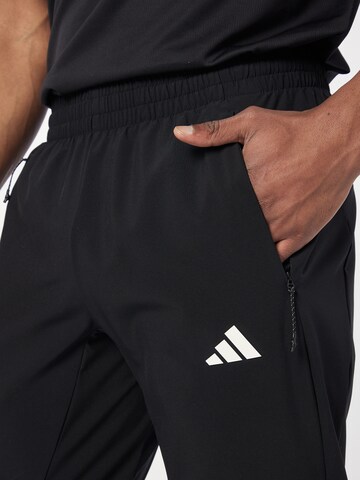 ADIDAS PERFORMANCE Slim fit Workout Pants 'Train Icons 3' in Black