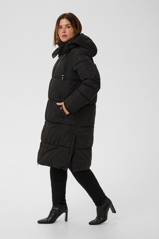 KAFFE CURVE Mantel 'KCNikole' in Schwarz