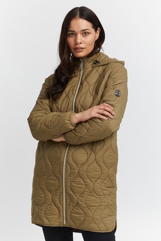 Fransa Between-Season Jacket 'Padma' in Brown: front