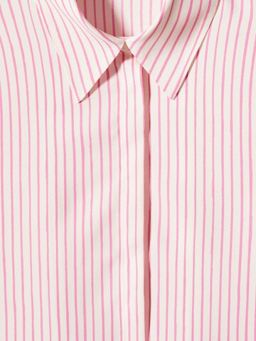 MANGO Bluse in Pink