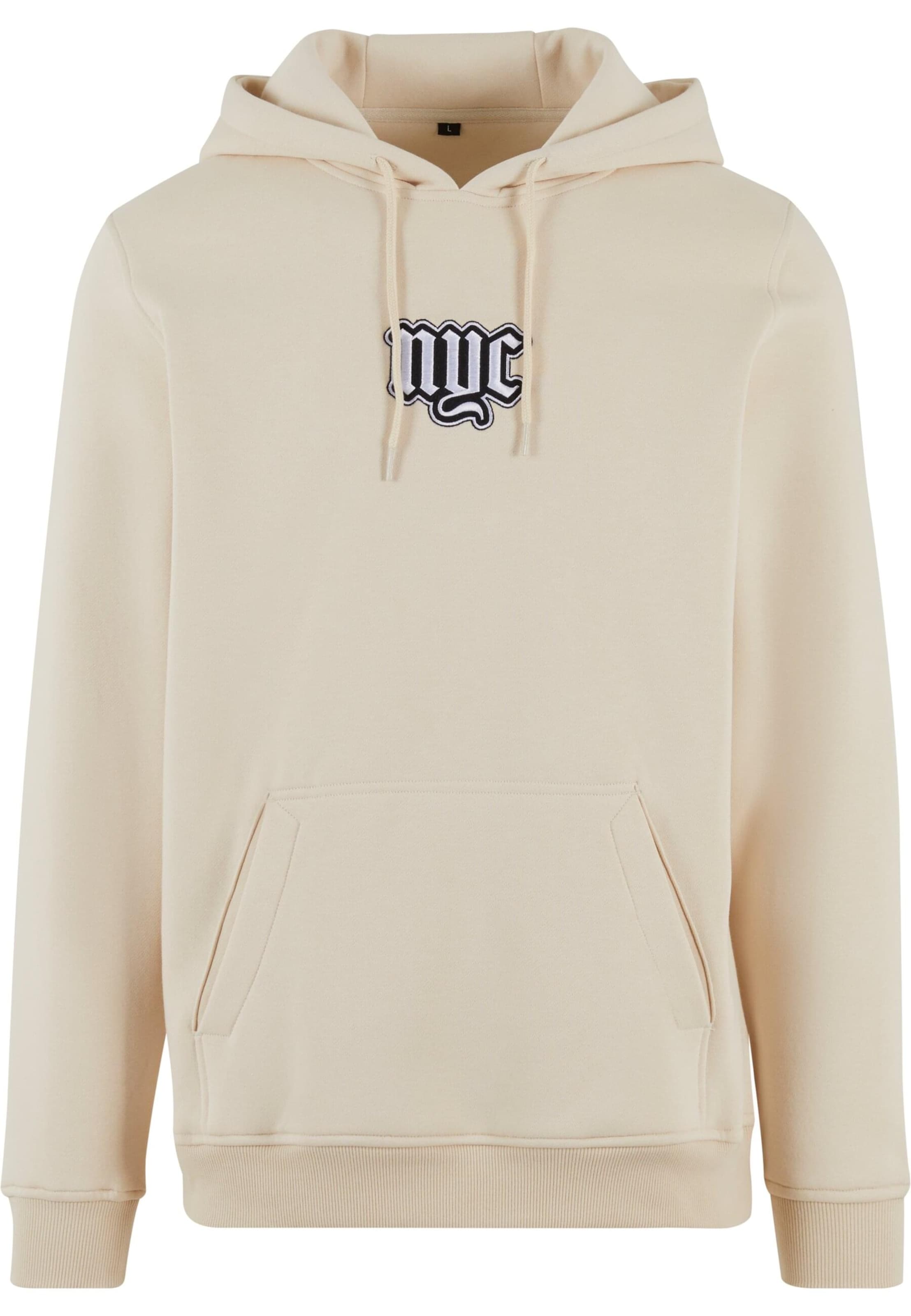 Mister Tee Μπλούζα φούτερ σε μπεζ: μπροστά