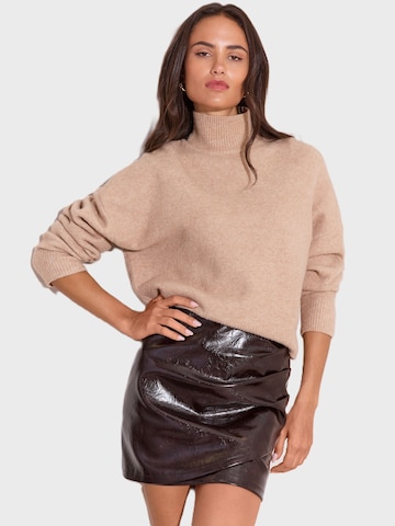 Lipsy Skirt in Purple: front