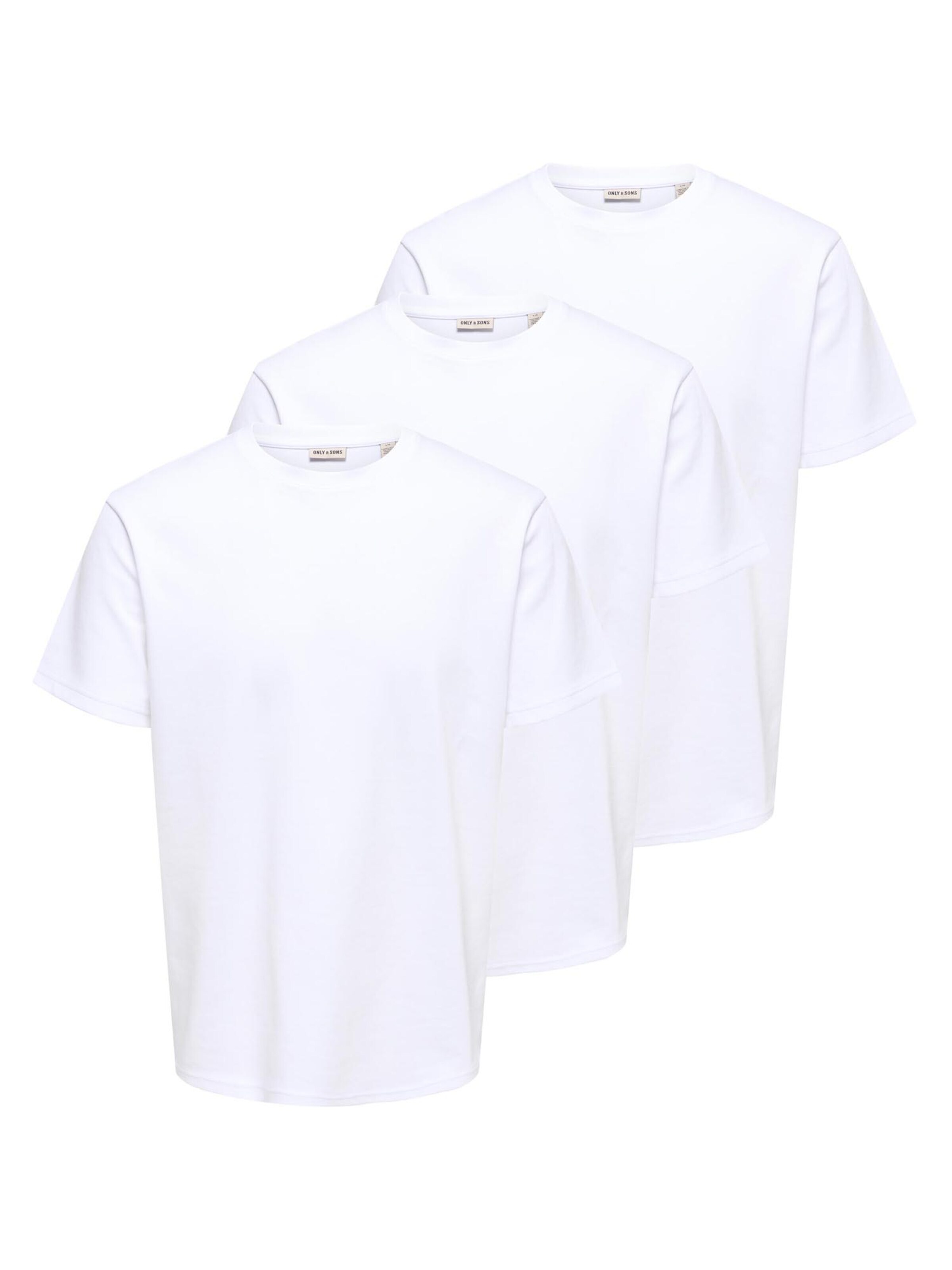 Only & Sons Shirt 'Caspian'‌‌‌‌ in S/Regular in weiß, Produktansicht