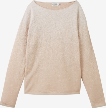 TOM TAILOR Pullover in Beige: predná strana