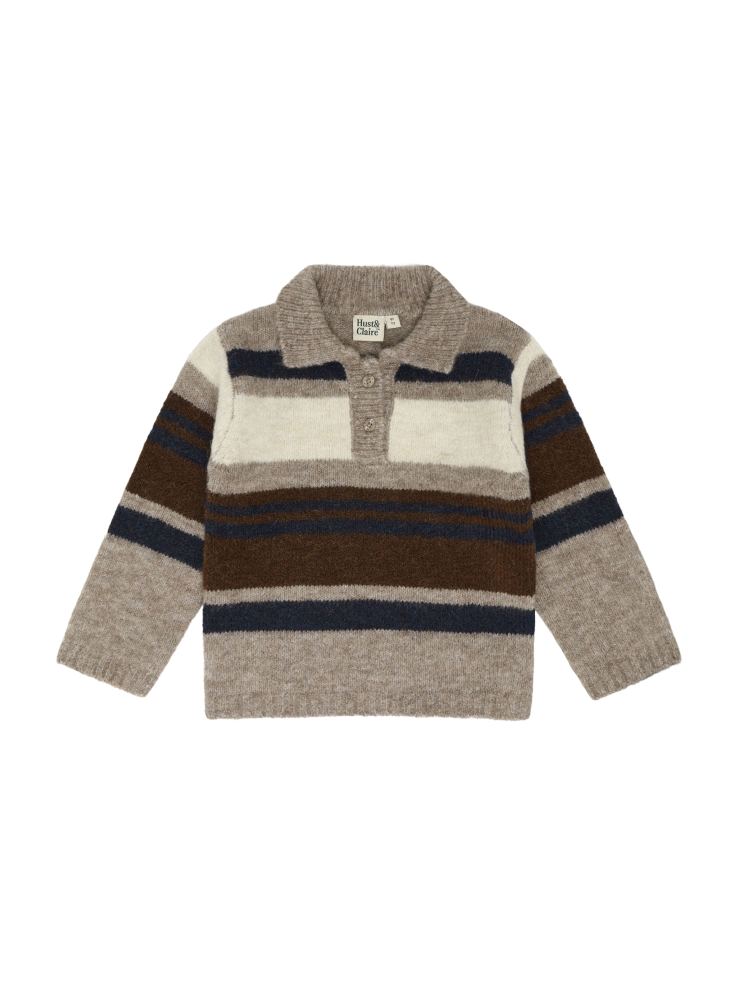 Pull-over 'Pelle' Hust & Claire en marron : devant