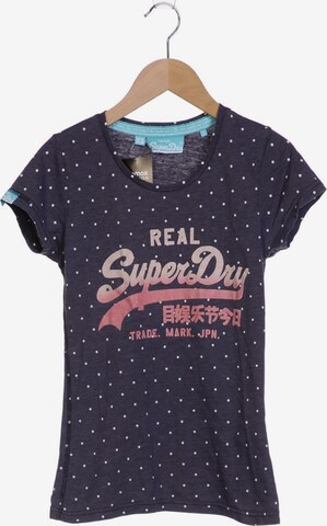 Superdry T-Shirt XS in Blau: predná strana