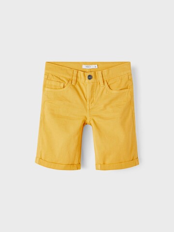 NAME IT Regular Pants 'SOFUS' in Yellow