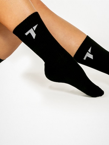 TRYIT Athletic Socks 'Sportsocken' in Black