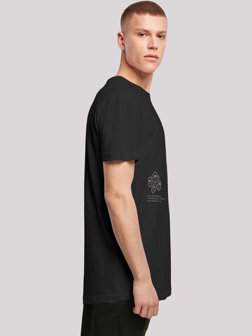 T-Shirt 'Happiness' F4NT4STIC en noir