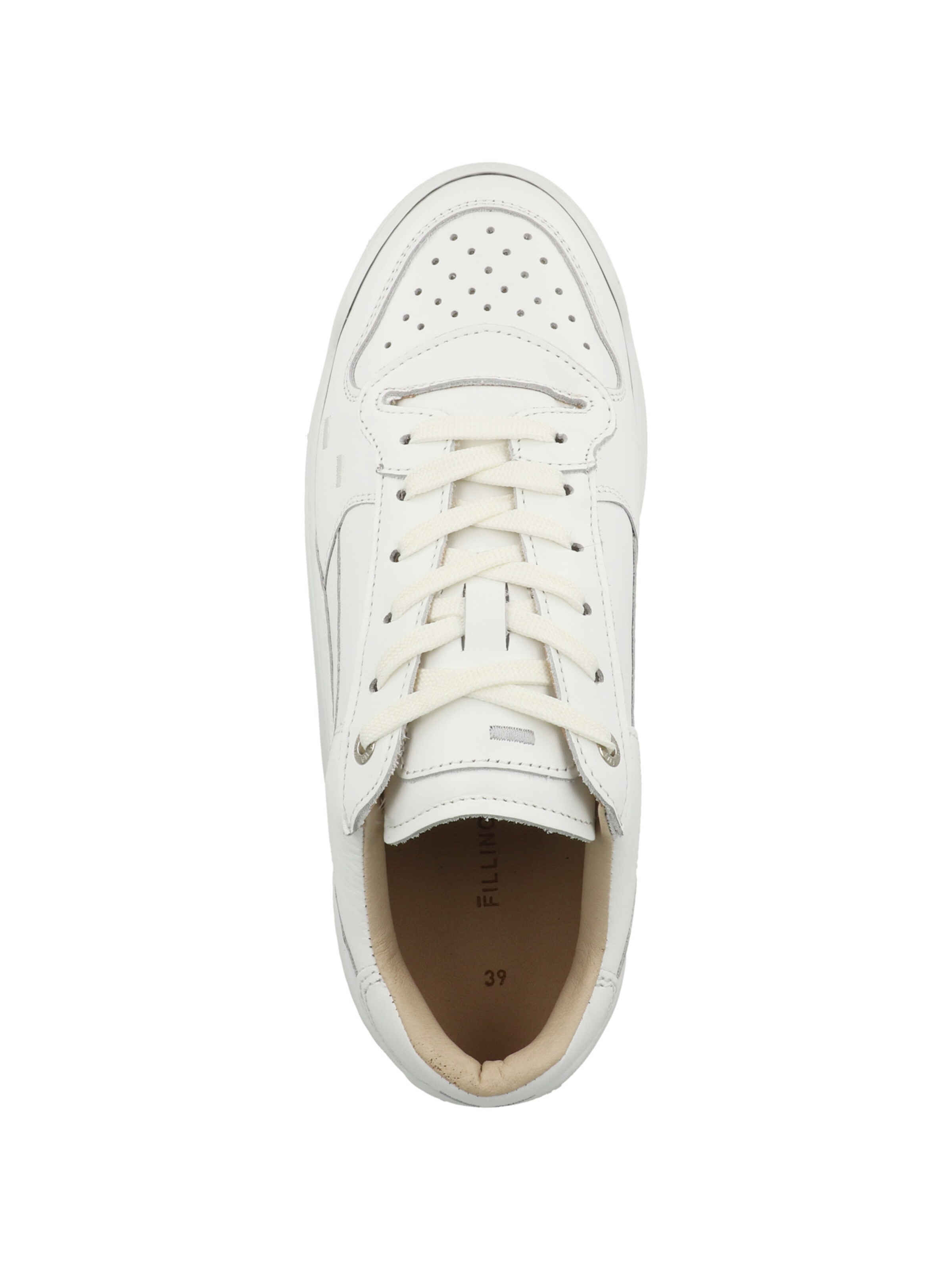 Filling Pieces Platform trainers in White