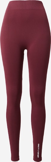 Pantaloni sportivi 'ROOB' ONLY PLAY di colore rosso vino / bianco, Visualizzazione prodotti