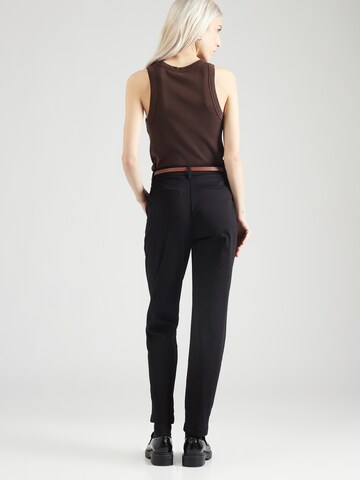 COMMA Slim fit Trousers in Black