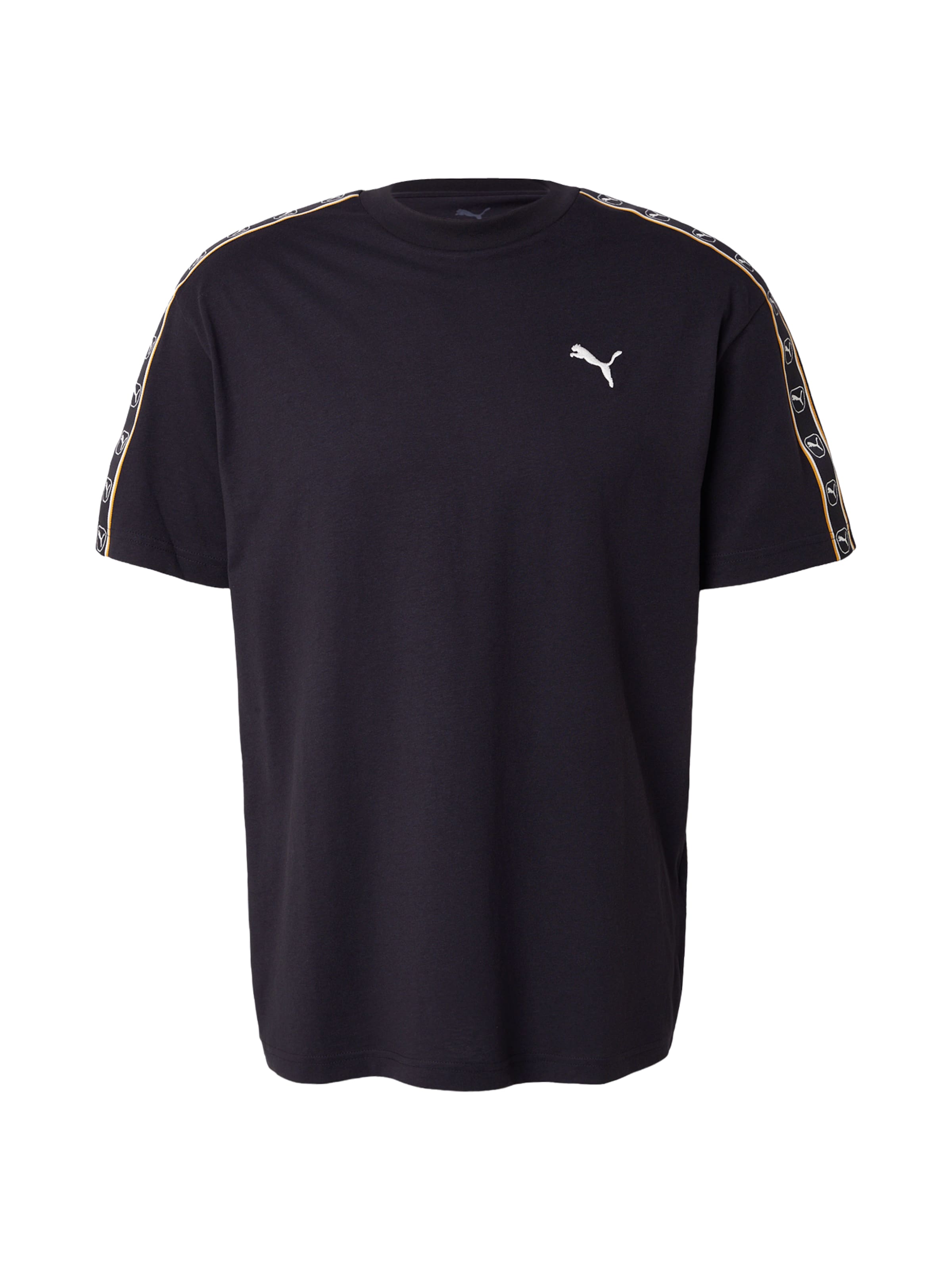 PUMA Μπλουζάκι 'Essentials Elevated' σε μαύρο: μπροστά