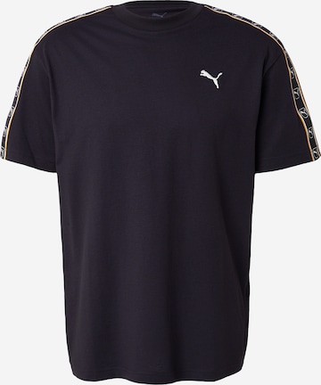 T-Shirt 'Essentials Elevated' PUMA en noir : devant