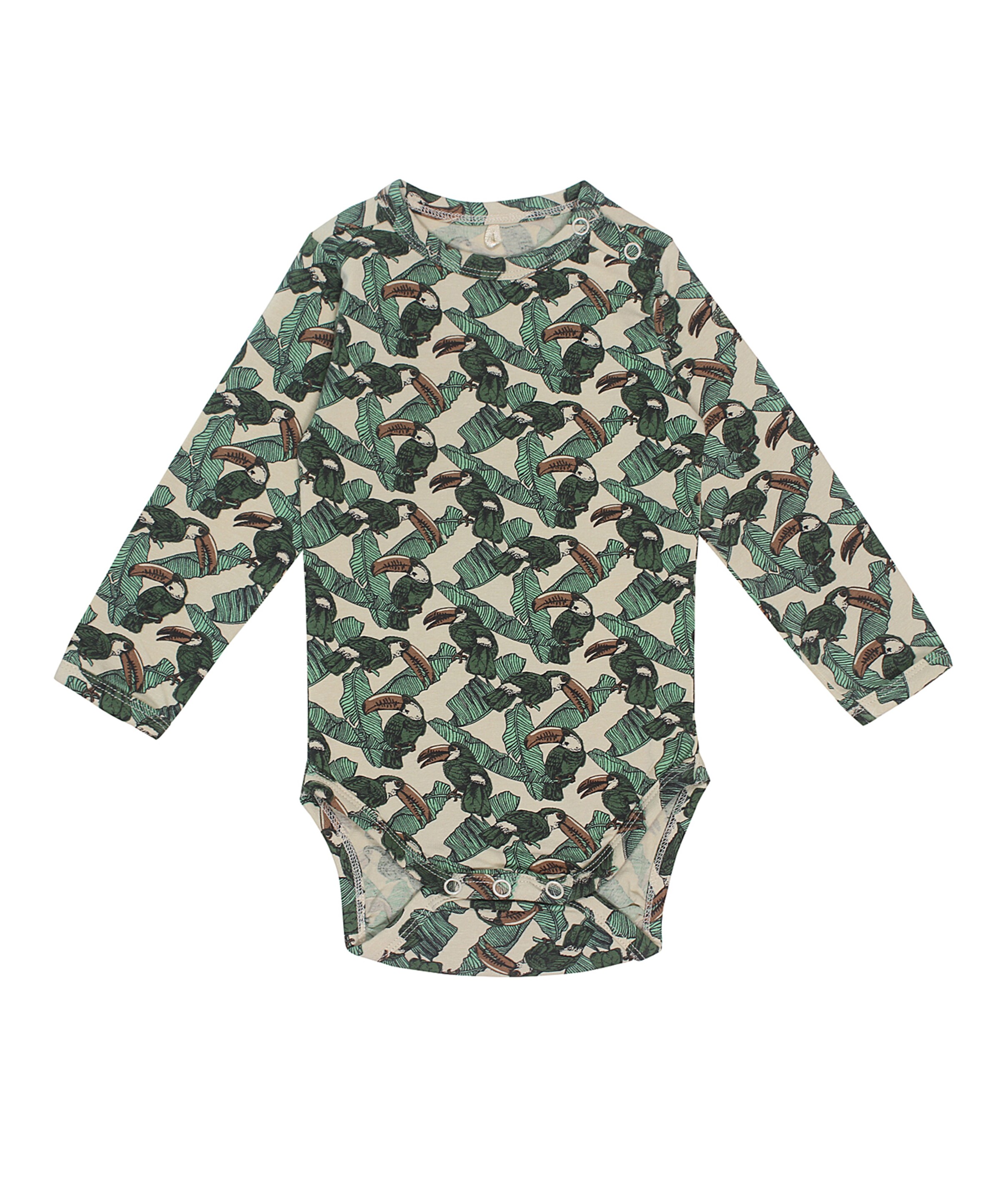 Bruuns Bazaar Kids - Macacão/Body em bege: frente