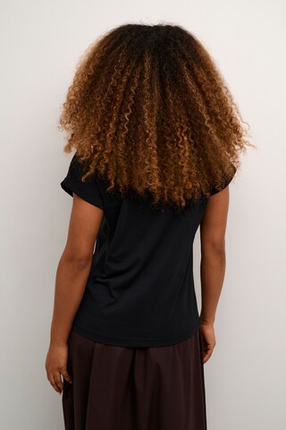 Cream Shirt in Black