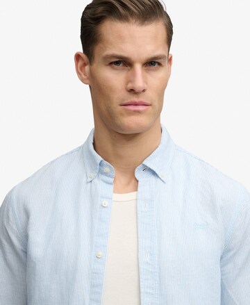 Superdry & Co Regular Fit Hemd in Blau