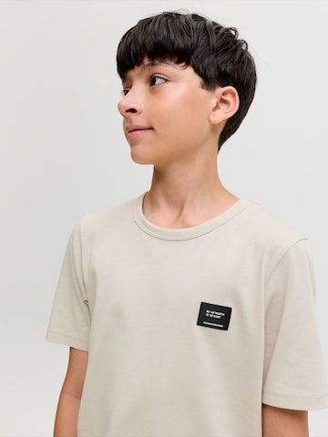 T-Shirt 'JJCLEVELAND' Jack & Jones Junior en beige