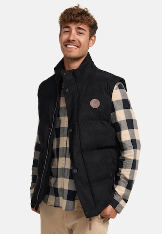 INDICODE JEANS Bodywarmer 'Cobbyn' in Zwart