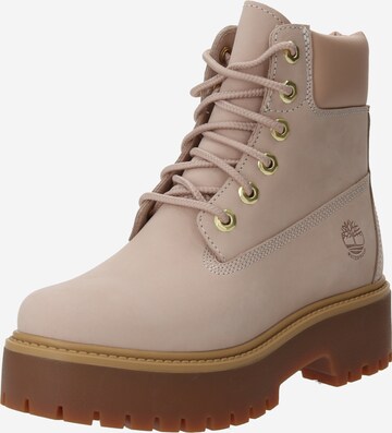 Stivaletto stringato di TIMBERLAND in marrone: frontale