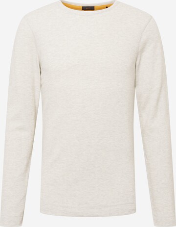 BOSS Sweater 'Tempest' in White: front