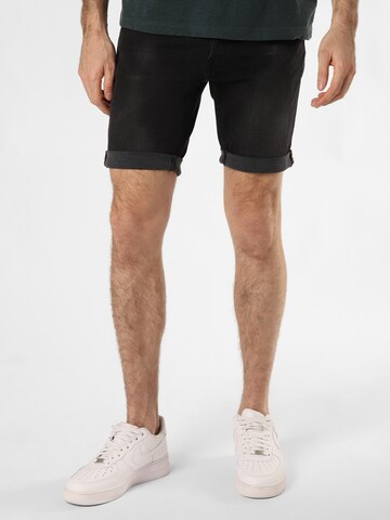REPLAY Regular Shorts in Schwarz: Vorderseite