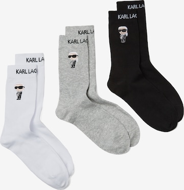 Karl Lagerfeld Socks 'Ikonik 2.0' in Black