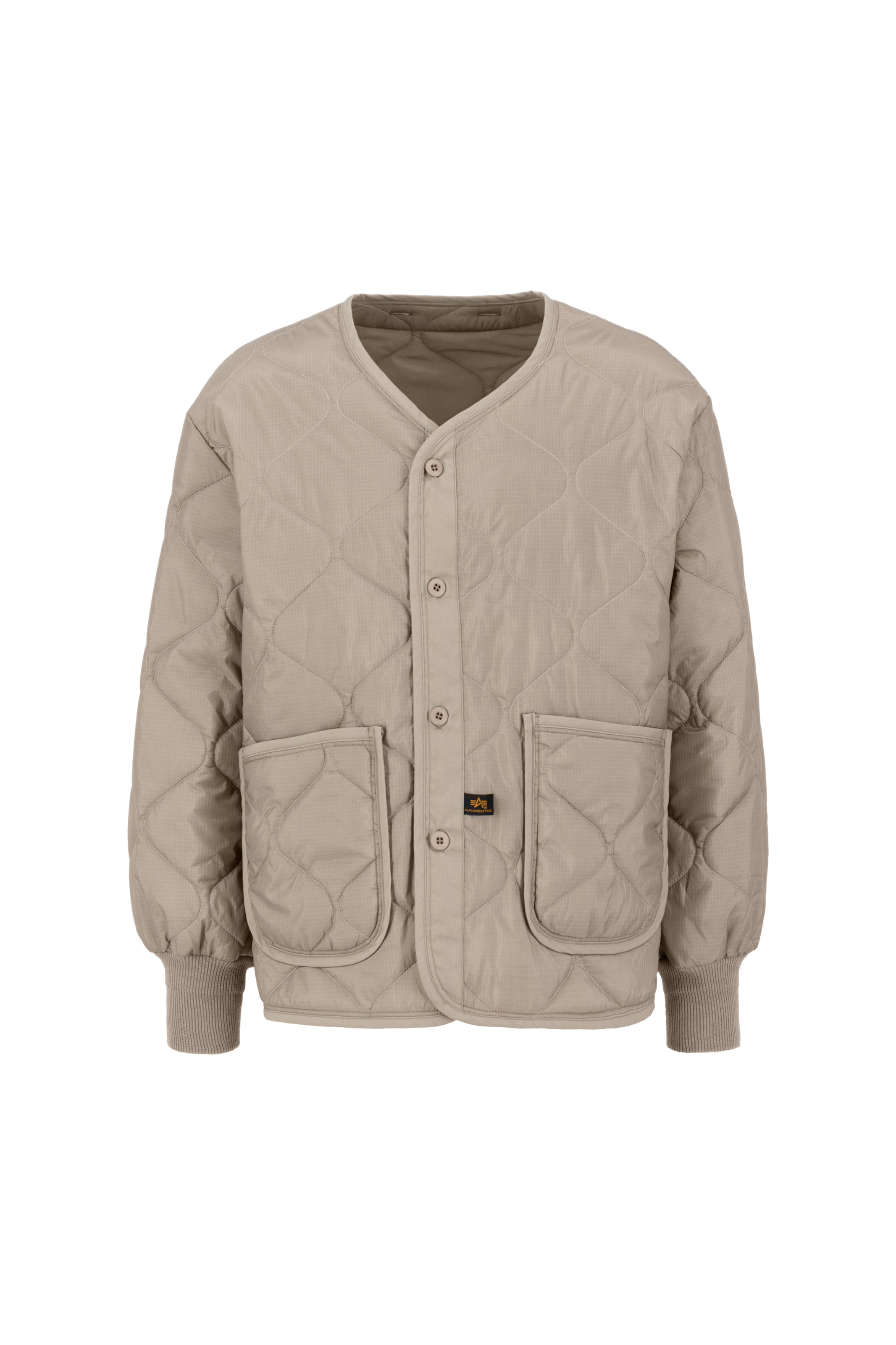 ALPHA INDUSTRIES Преходно яке в бежово: отпред