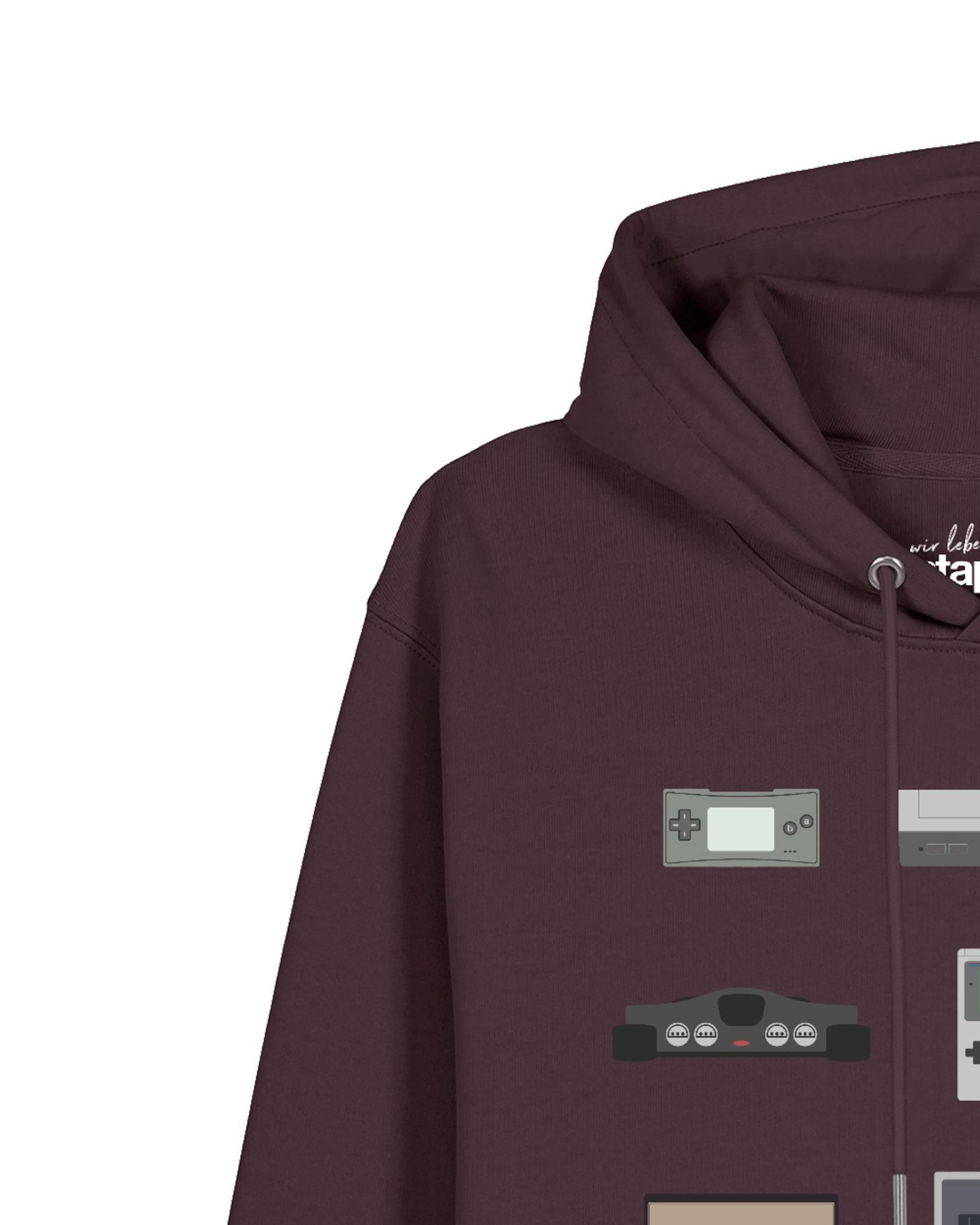 Sweat-shirt 'Videogames' Watapparel en rouge