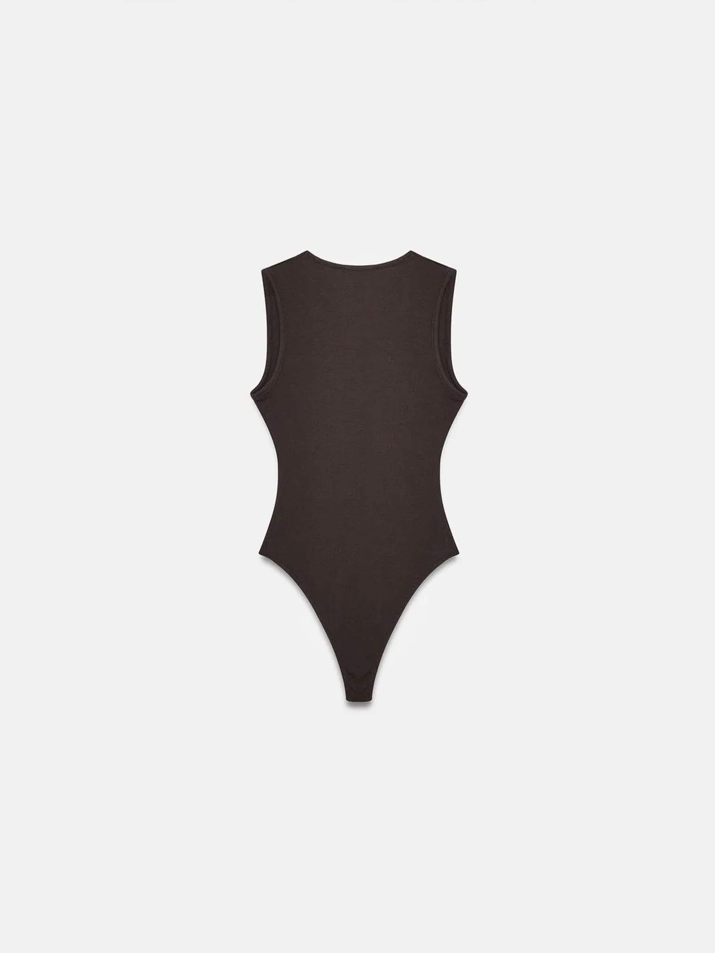 Dilvin Blouse Bodysuit in Black