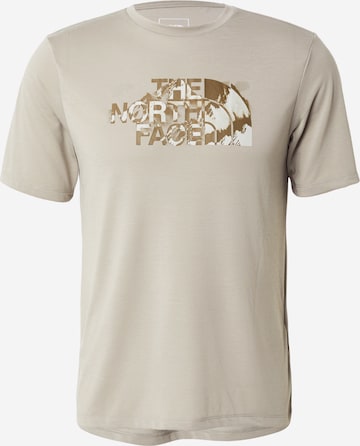 T-Shirt fonctionnel 'FOUNDATION' THE NORTH FACE en gris : devant