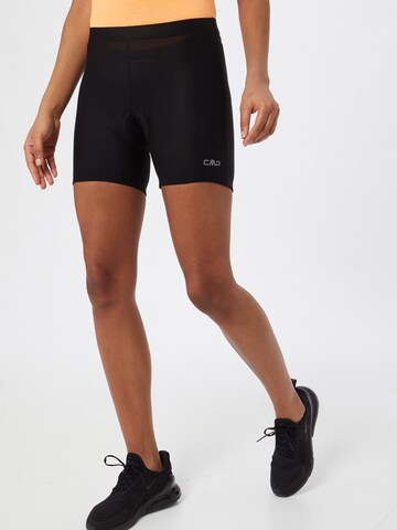 Skinny Pantaloni per outdoor di CMP in nero: frontale