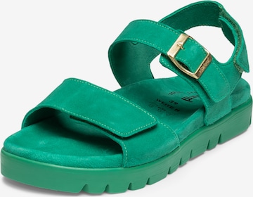 Sandalo di VITAFORM in verde: frontale