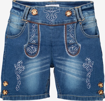 Isar-Trachten Jeans in Blue: front