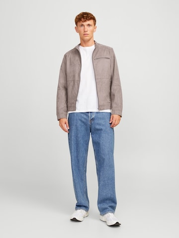 JACK & JONES Between-season jacket 'JJEDylan' in Grey