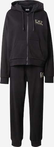 EA7 Emporio Armani Juoksupuku värissä musta: etupuoli