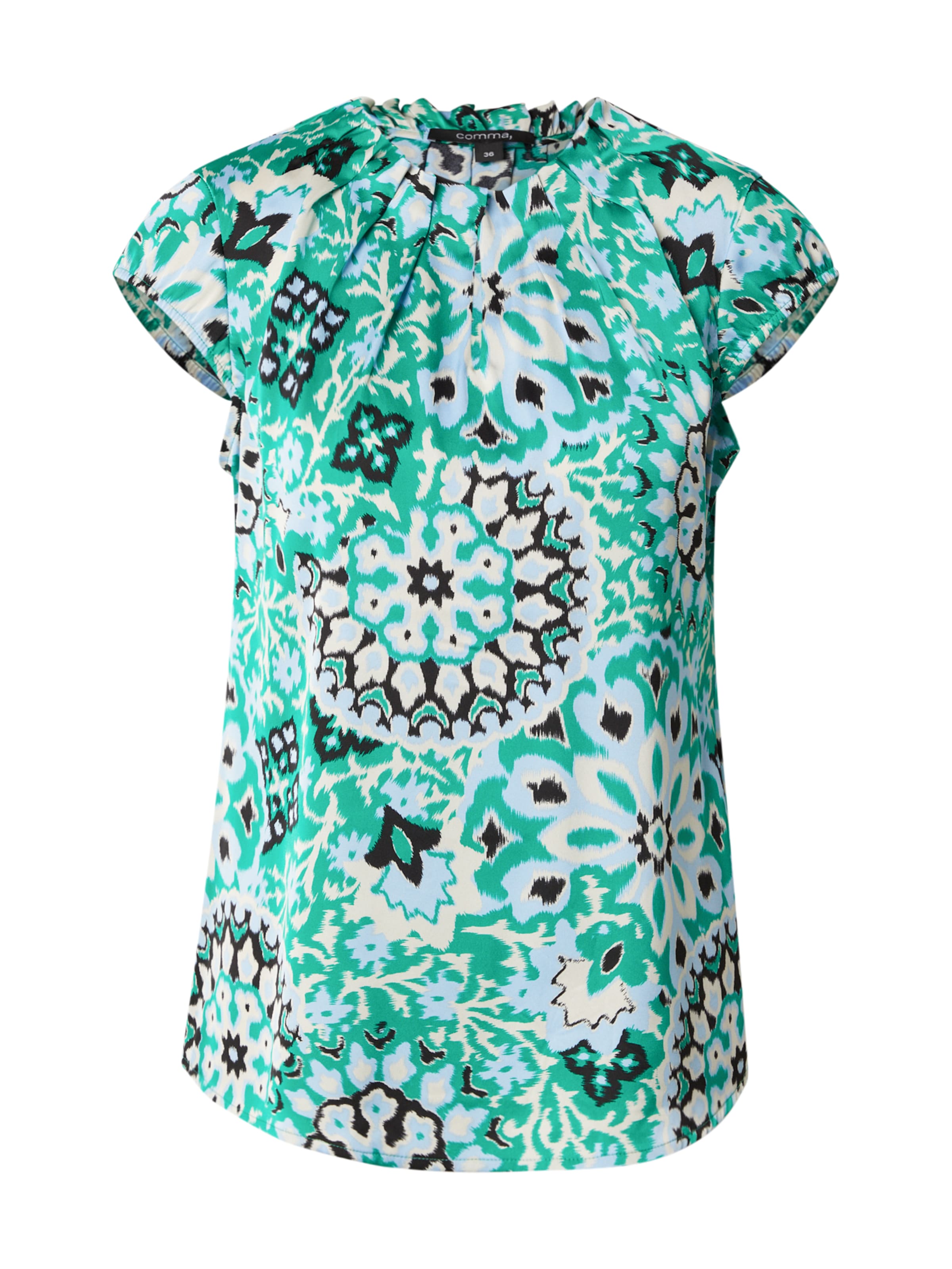 COMMA Bluse in Grün: Vorderseite