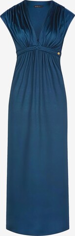 Chic by Lirette Jurk 'Kimono dress Natural' in Blauw: voorkant