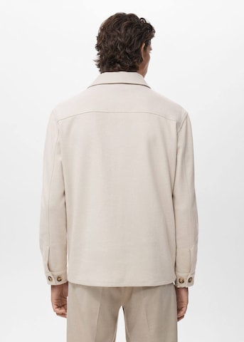 MANGO MAN Comfort Fit Hemd 'Alludia' in Beige
