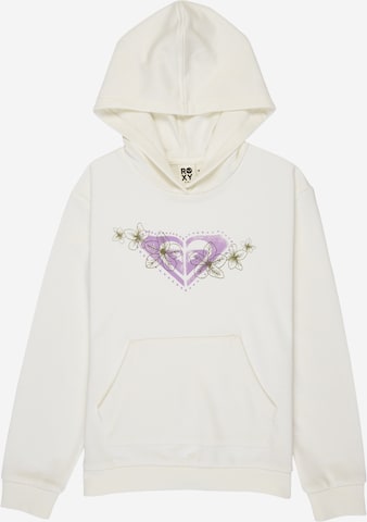 ROXY Sweatshirt 'Surf Feeling Terry ' in Weiß: Vorderseite