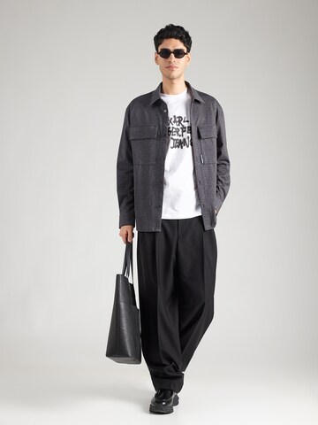 KARL LAGERFELD JEANS Koszulka w kolorze biały